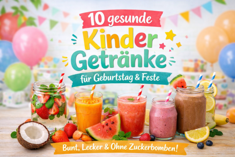 10 gesunde Kindergetränke für Geburtstag und Feste