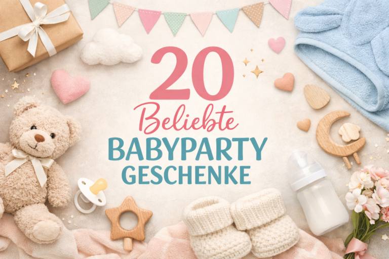 20 beliebte Babyparty Geschenke