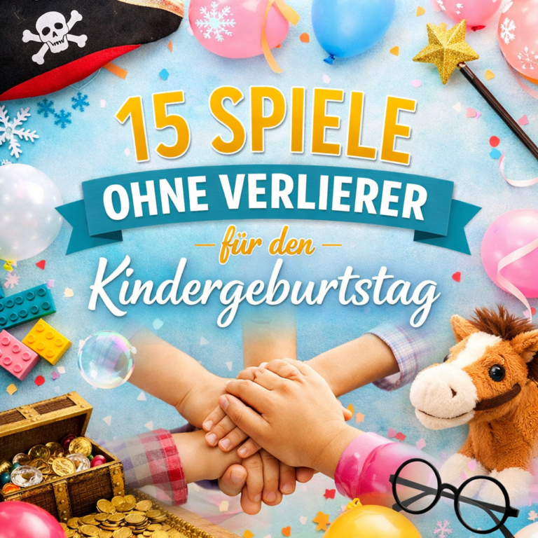 15 Spiele ohne Verlierer für den Kindergeburtstag