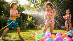 Sommerspaß mit Wasser
