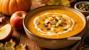 Cremige Kürbis-Apfel-Suppe für Kinder
