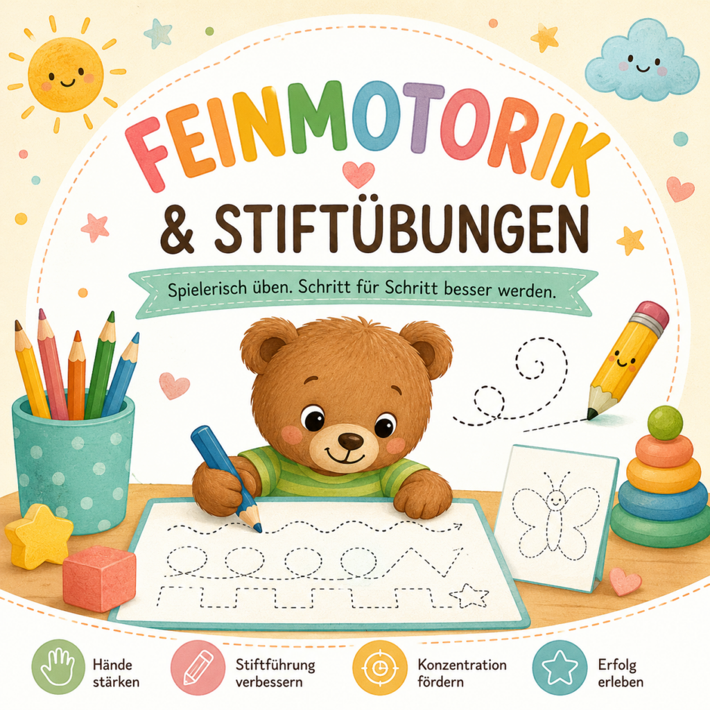 Feinmotorik & Stiftübungen Titelbild