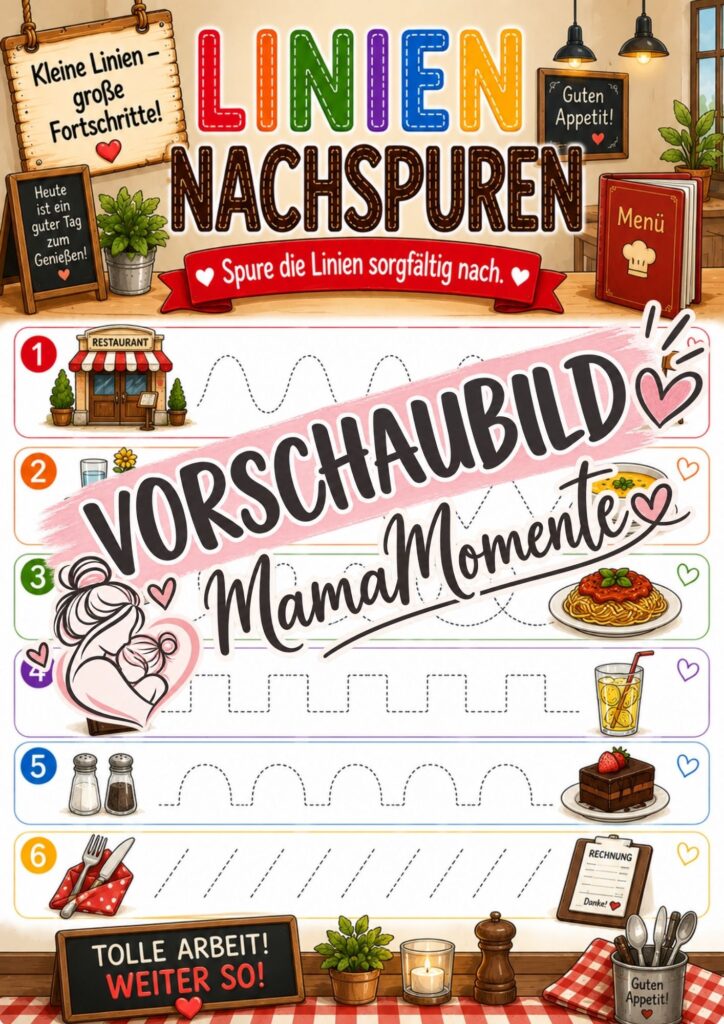 Linien Nachspuren Restaurant