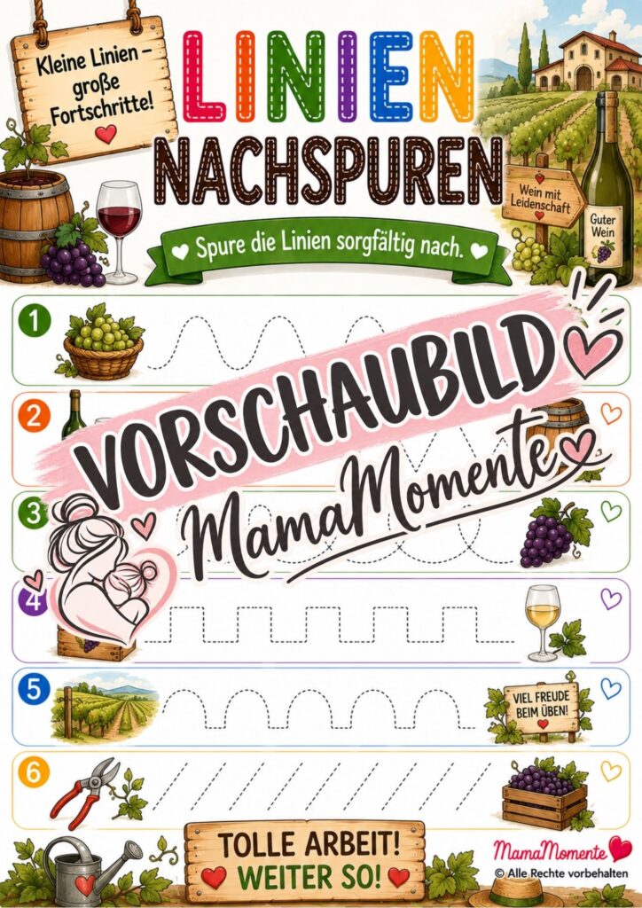 Linien Nachspuren Weingut