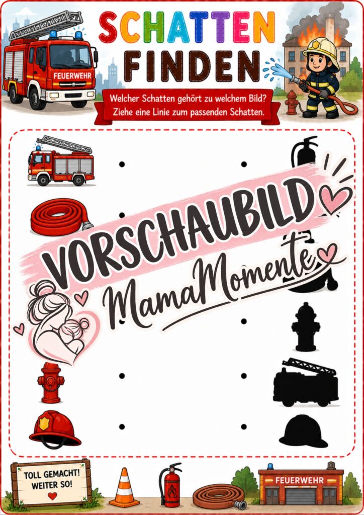 Schatten finden Feuerwehr