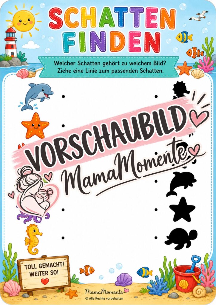 Schatten finden Meerestiere