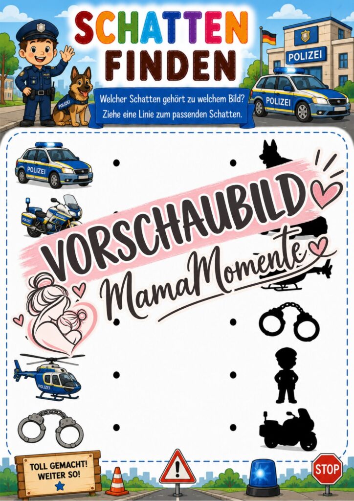 Schatten finden Polizei