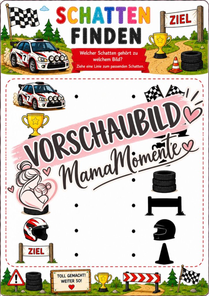 Schatten finden Rallye
