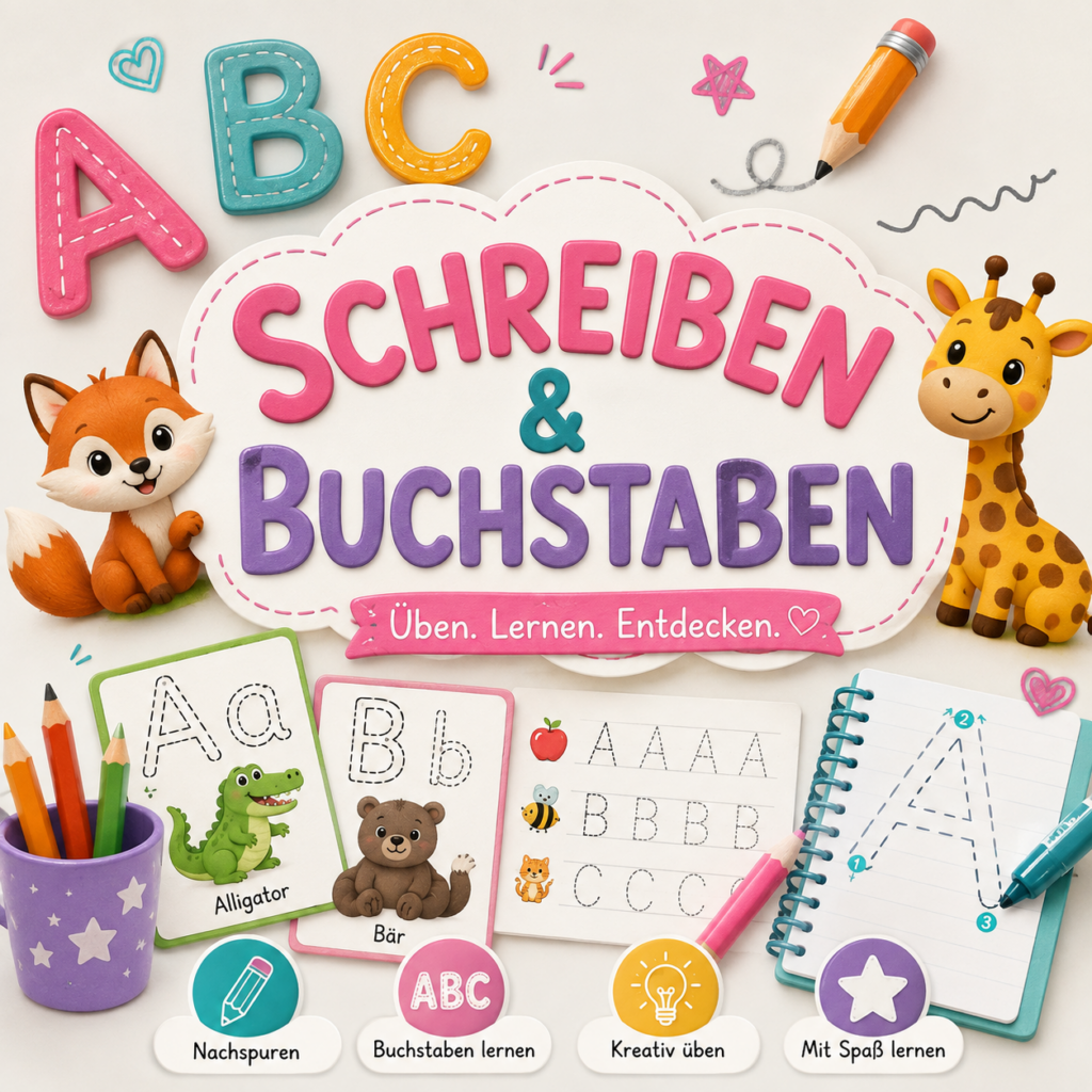 Titelbild Schreiben und Buchstaben