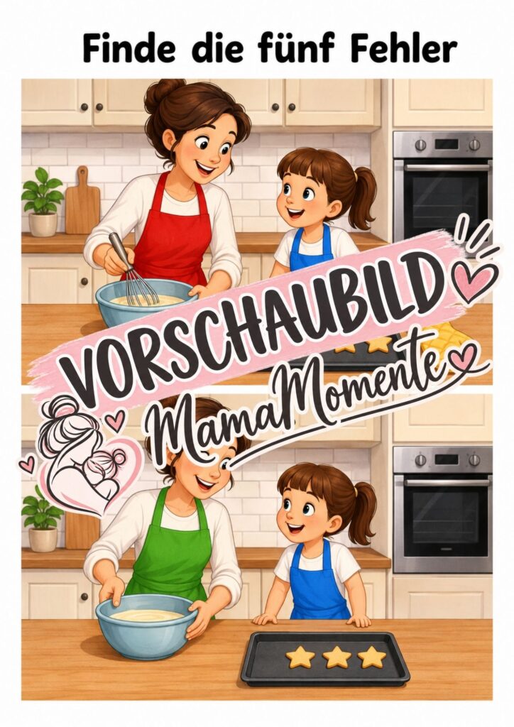 5 Fehler finden Backen