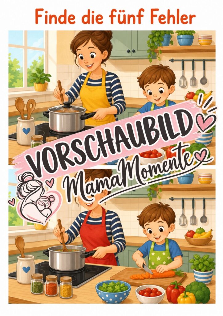 5 Fehler finden Kochen