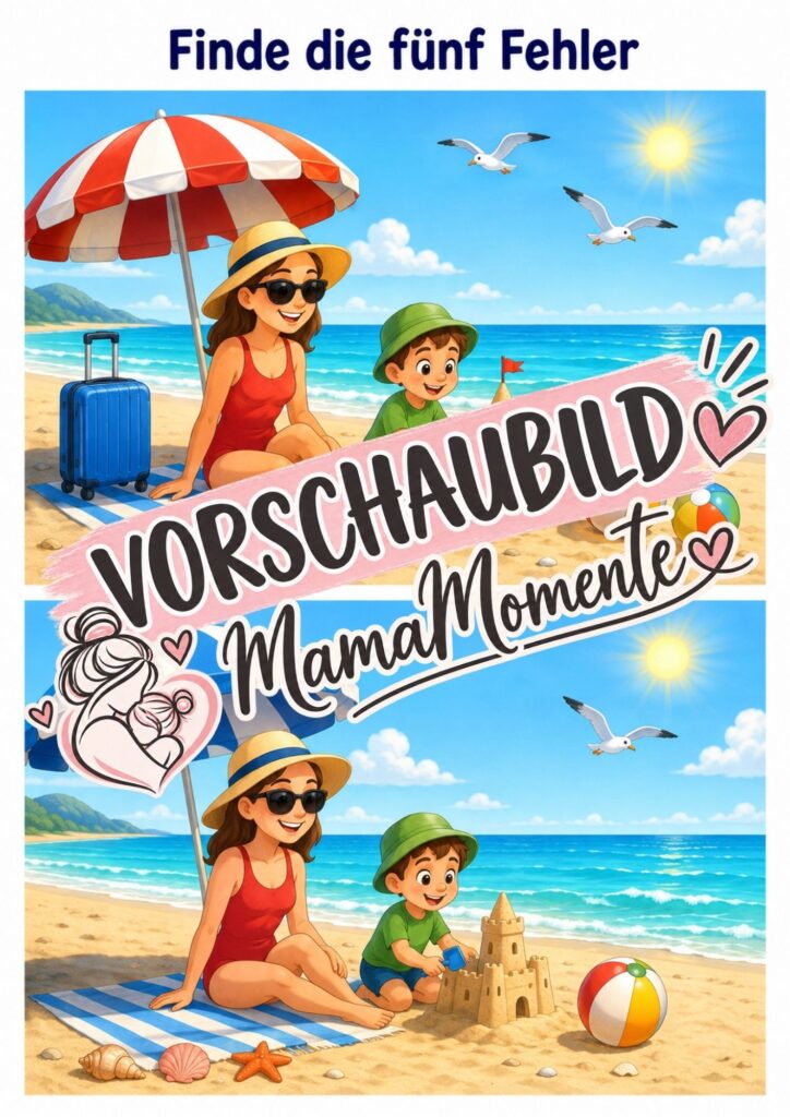 5 Fehler finden Urlaub