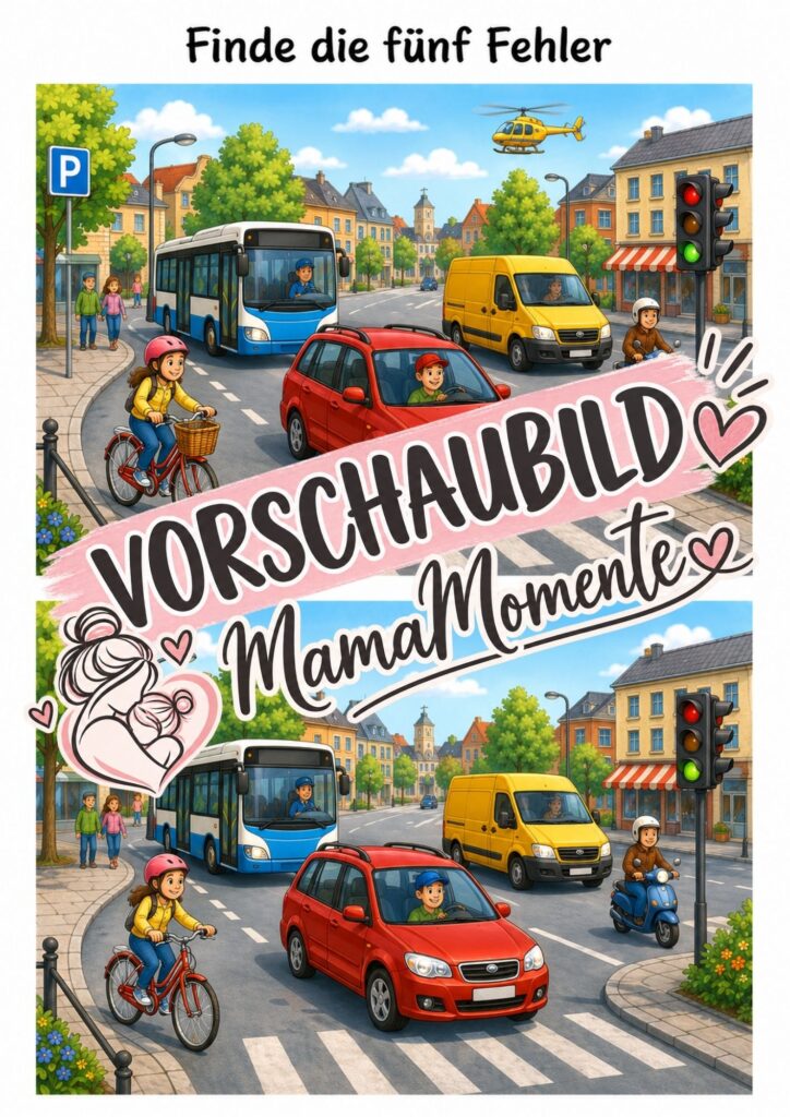 5 Fehler suchen Autos Fahrzeuge