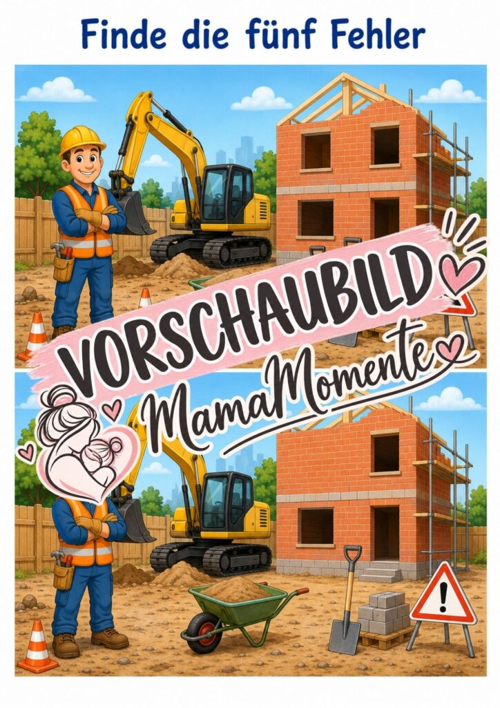 5 Fehler suchen Baustelle