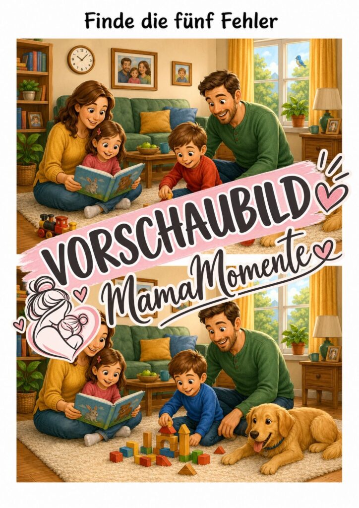 5 Fehler suchen Familie