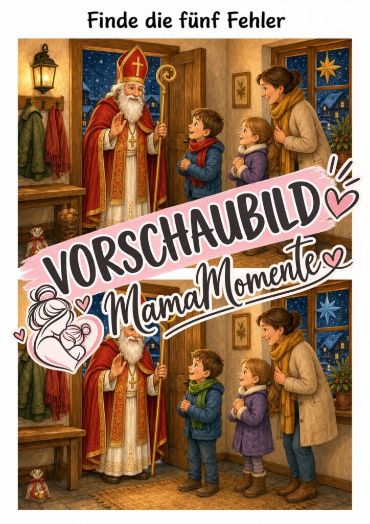 5 Fehler suchen Nikolaus