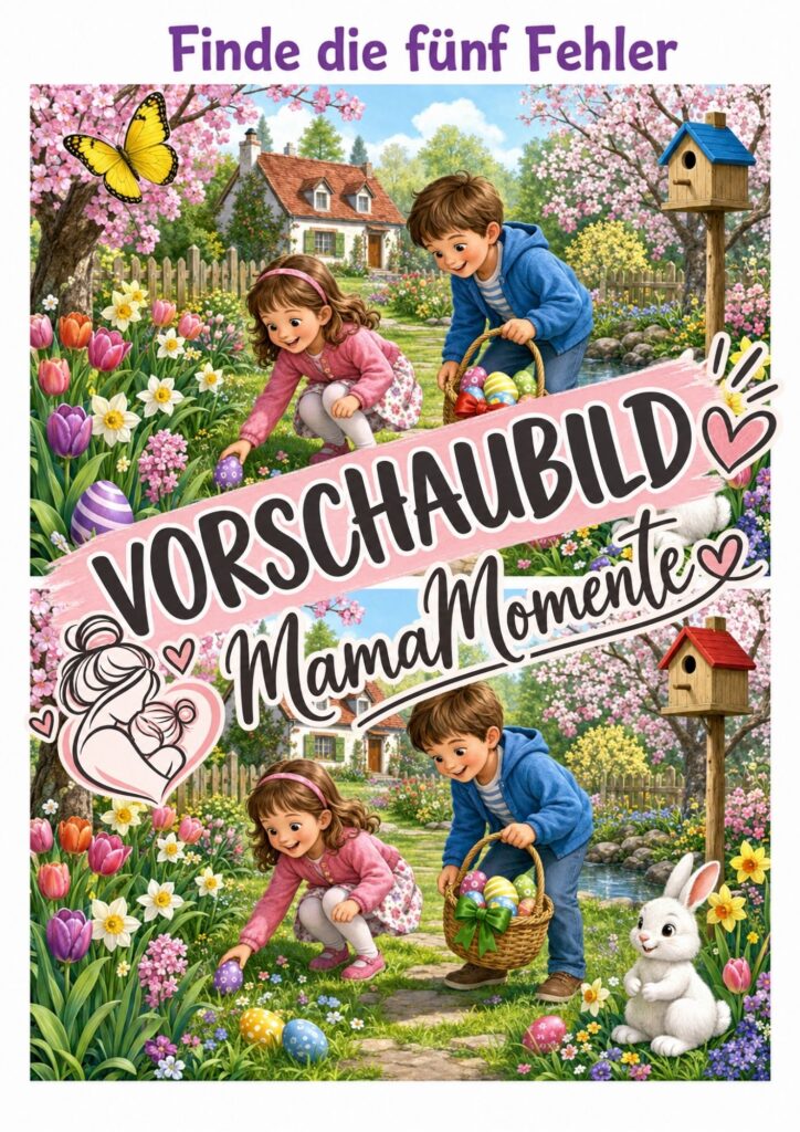 5 Fehler suchen Ostern