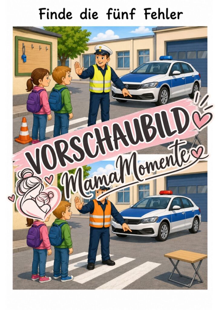 5 Fehler suchen Polizei