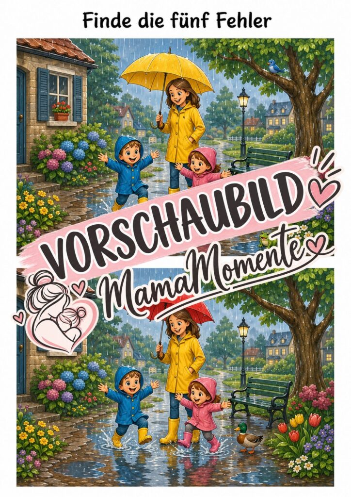 5 Fehler suchen Regenwetter
