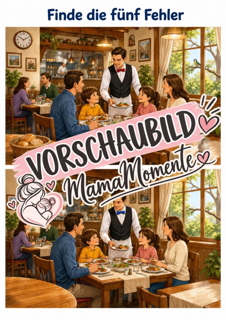 5 Fehler suchen Restaurant