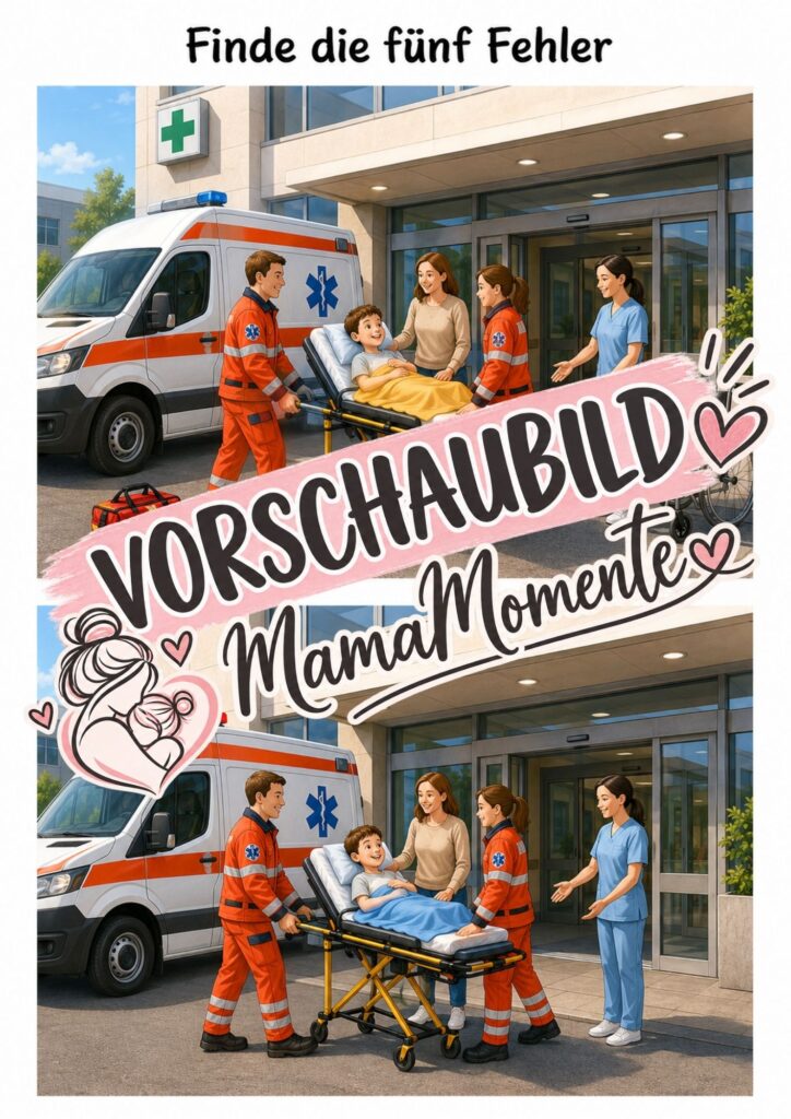 5 Fehler suchen Rettung und Krankenhaus