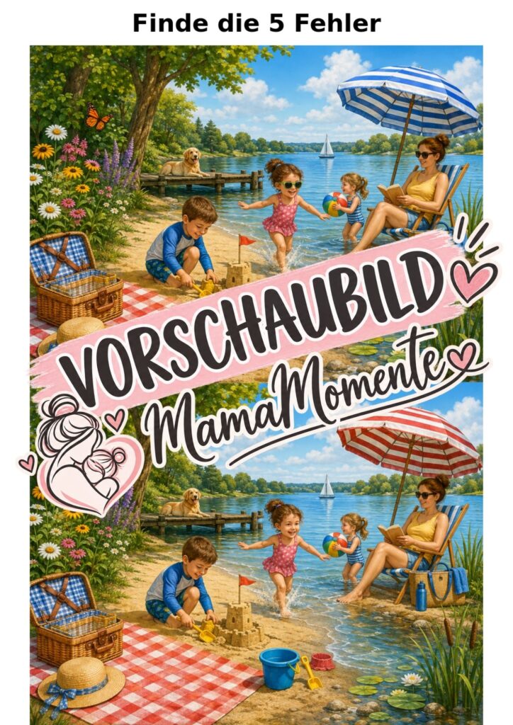 5 Fehler suchen Sommer