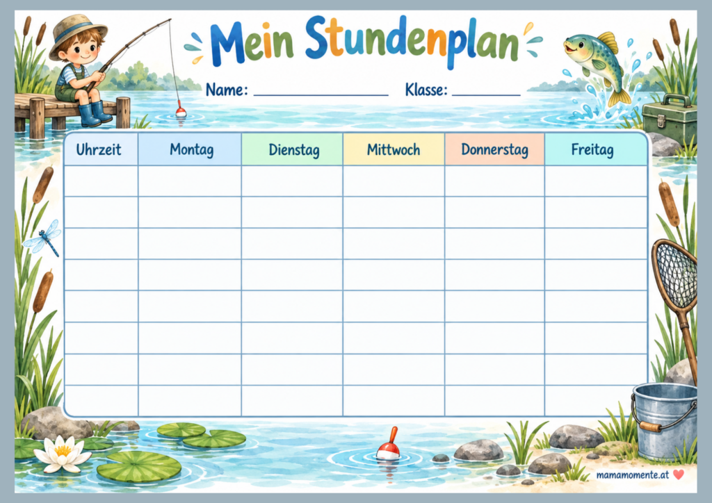 Stundenplan Angeln